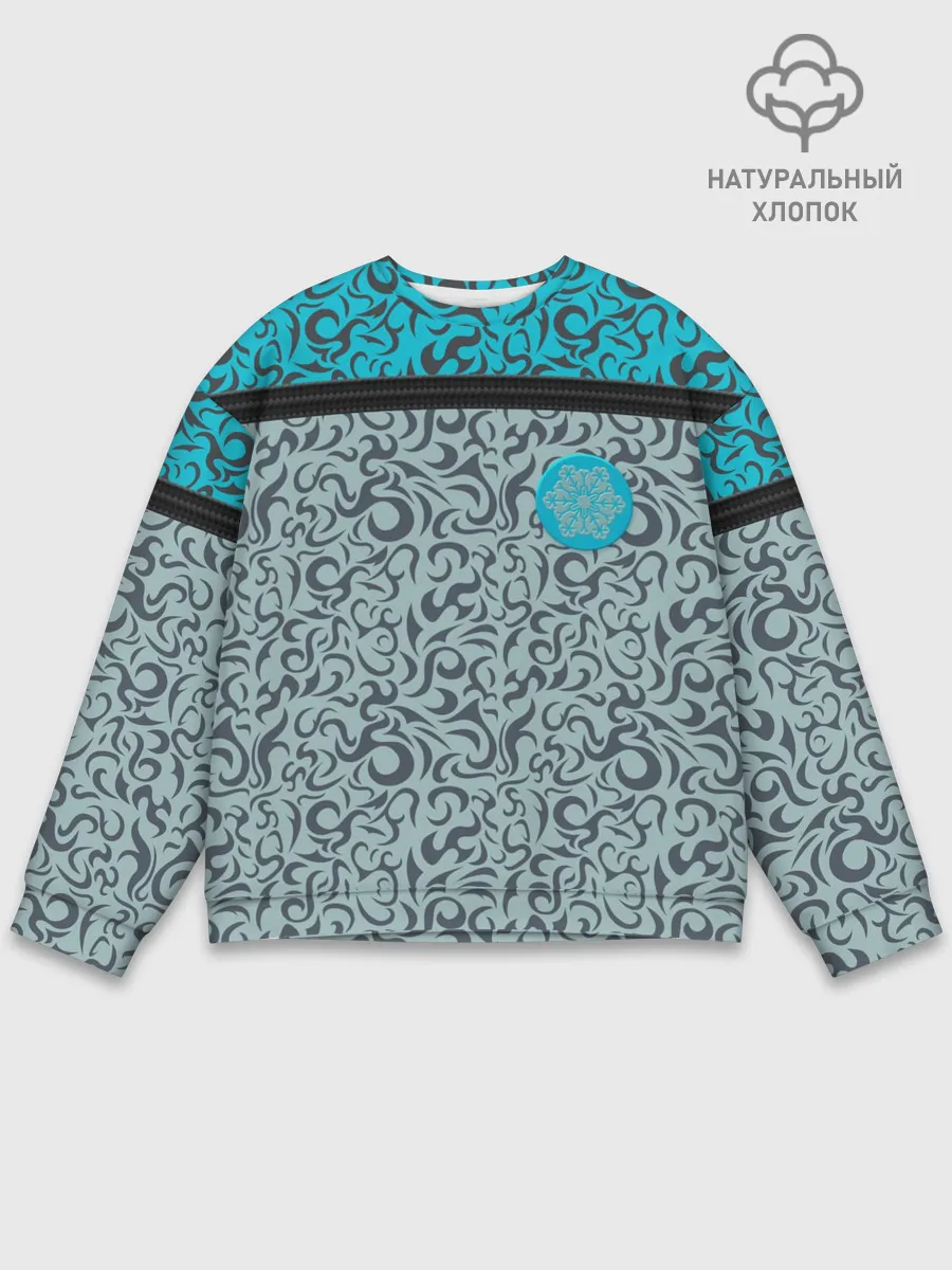 Мужской свитшот базовый / Снежный вихрь