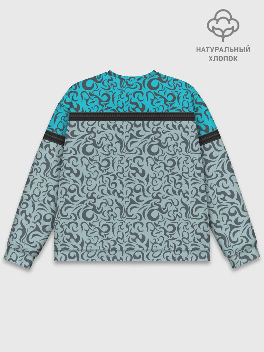 Мужской свитшот базовый / Снежный вихрь