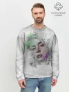 Мужской свитшот базовый / Билли Айлиш красочная