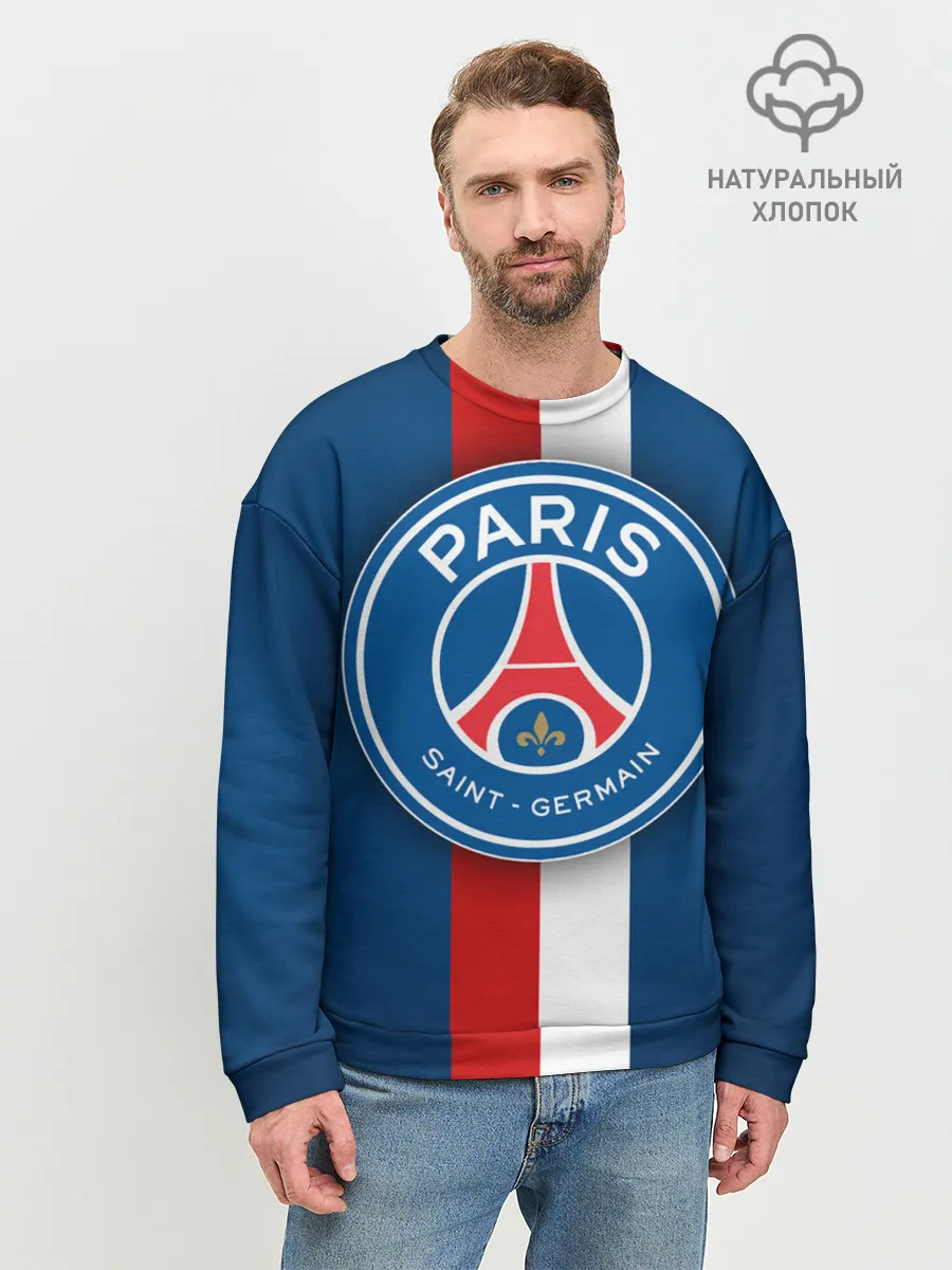 Мужской свитшот базовый / ФК Пари Сен-Жермен