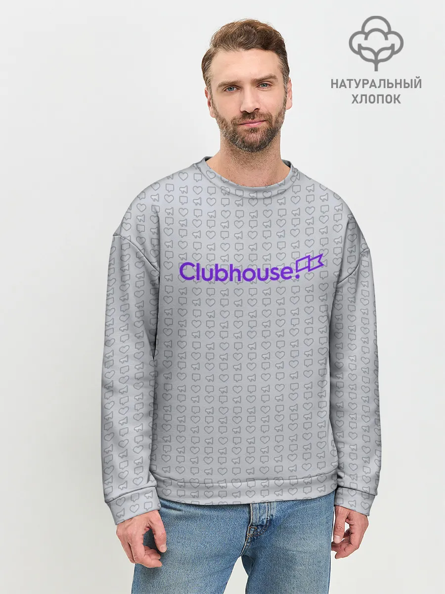 Мужской свитшот базовый / Clubhouse | Gray