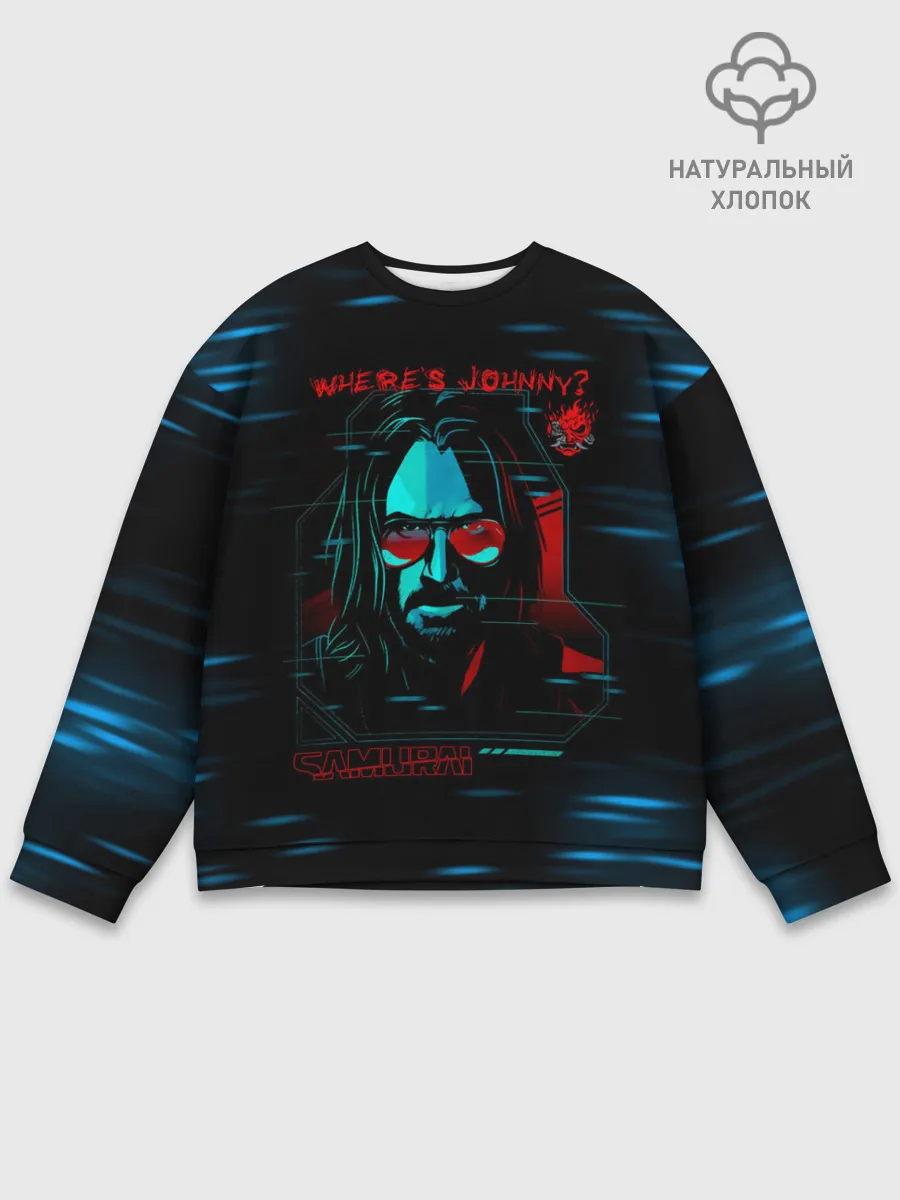 Мужской свитшот базовый / WHERES JOHNNY? SAMURAI