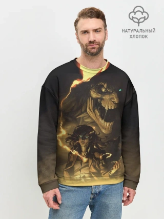 Мужской свитшот базовый / Загадочная сила Титана