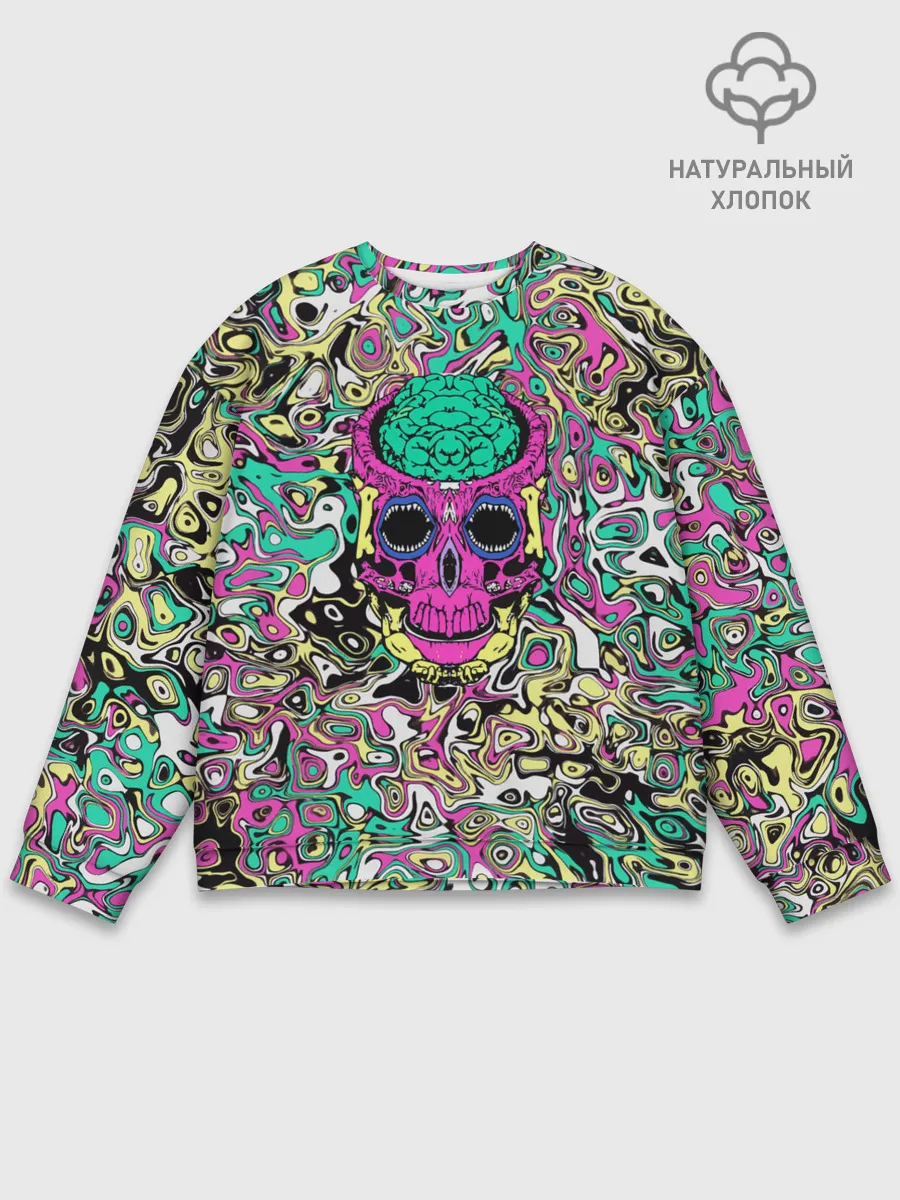 Мужской свитшот базовый / Череп