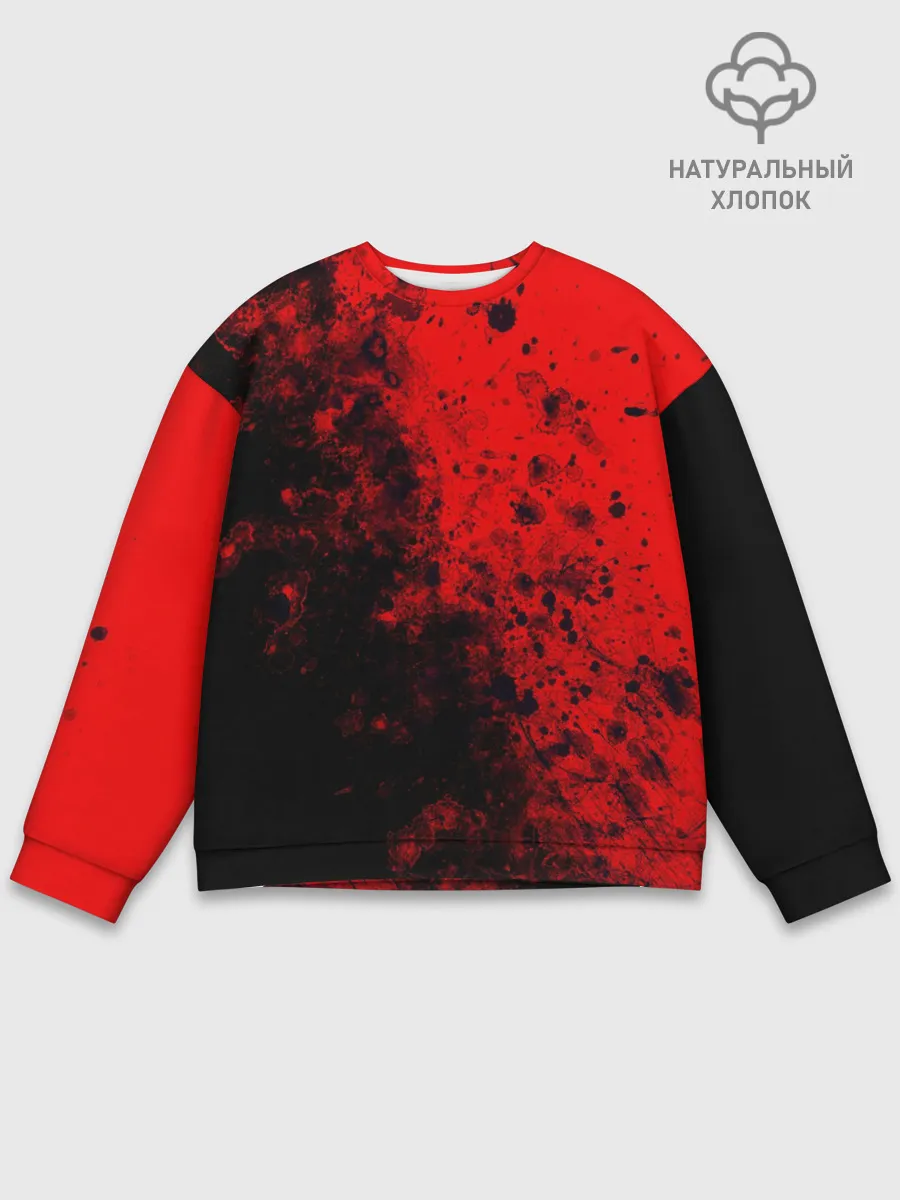 Мужской свитшот базовый / Пятна Крови