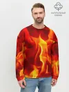 Мужской свитшот базовый / Пламенный