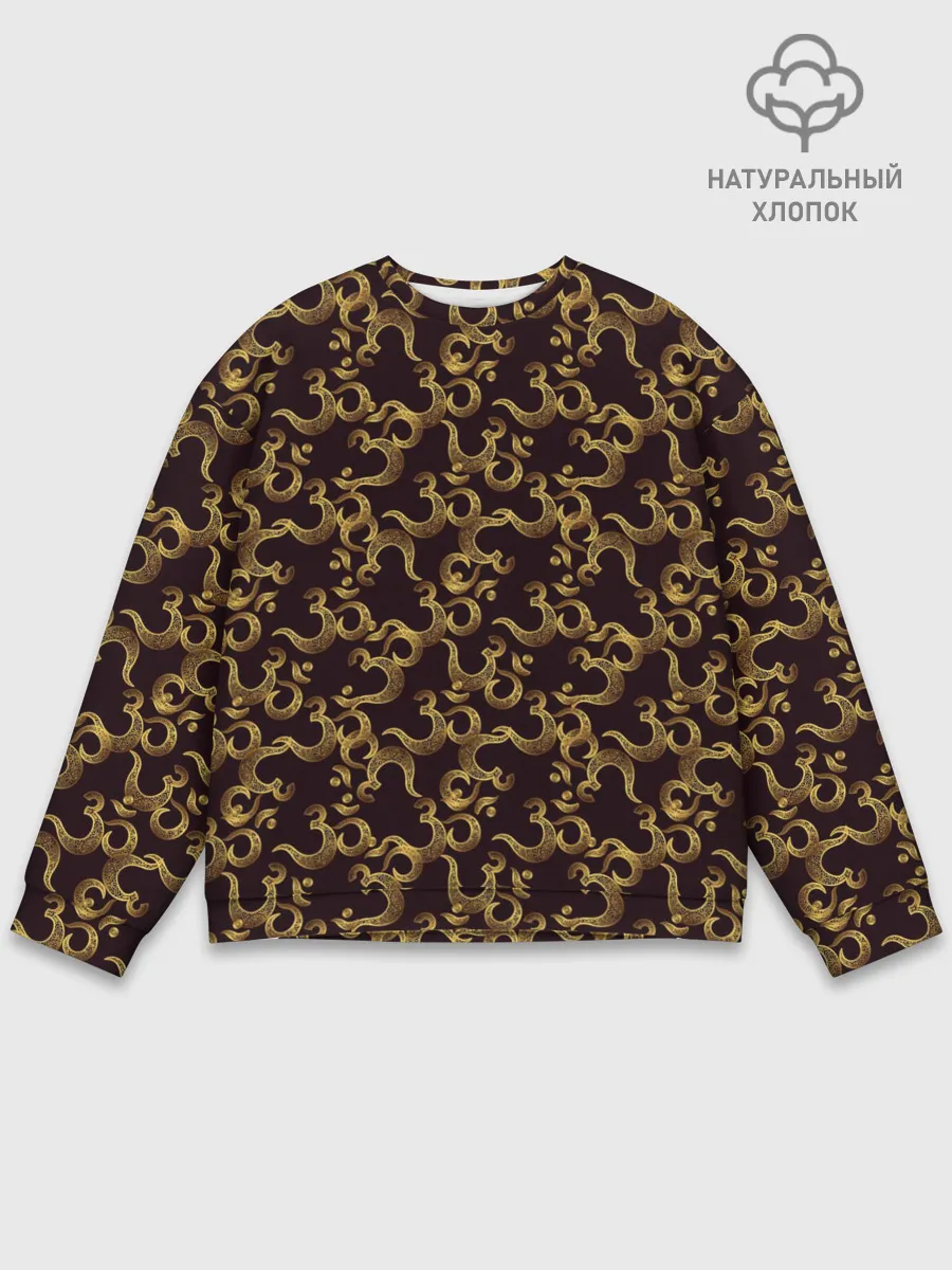 Мужской свитшот базовый / Мантра ОМ