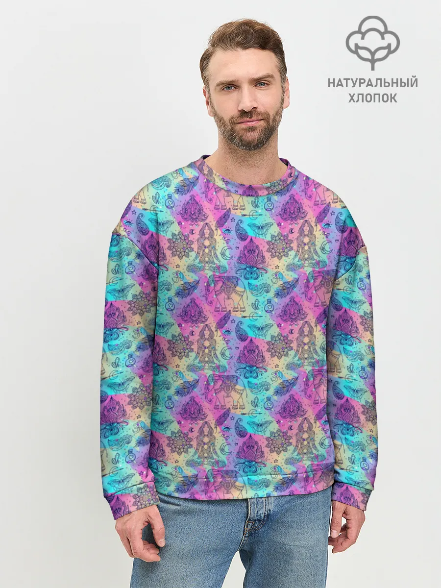 Мужской свитшот базовый / Медитация