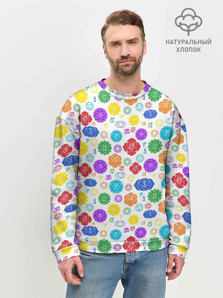 Мужской свитшот базовый / Чакры