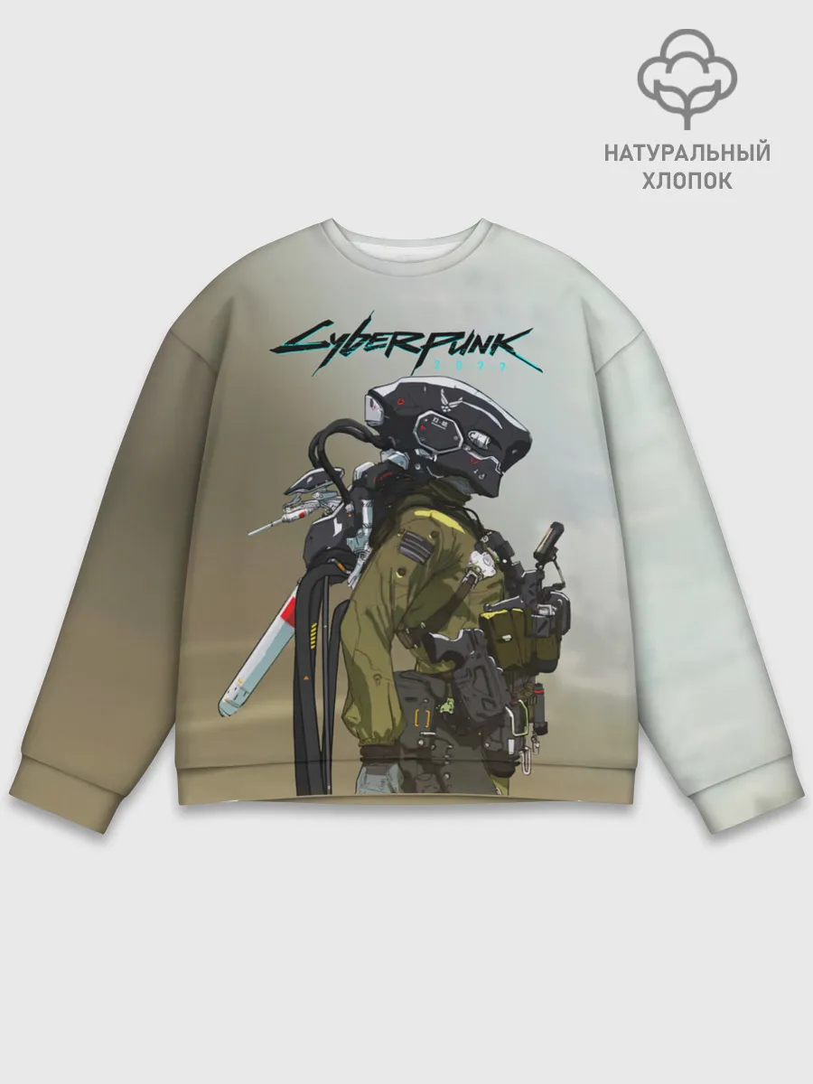 Мужской свитшот базовый / Cyberpunk 2077|Киберпанк 2077