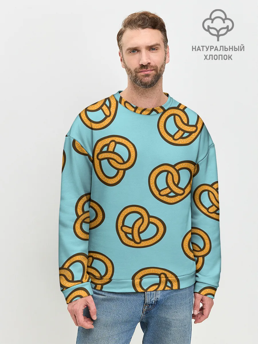 Мужской свитшот базовый / Крендели