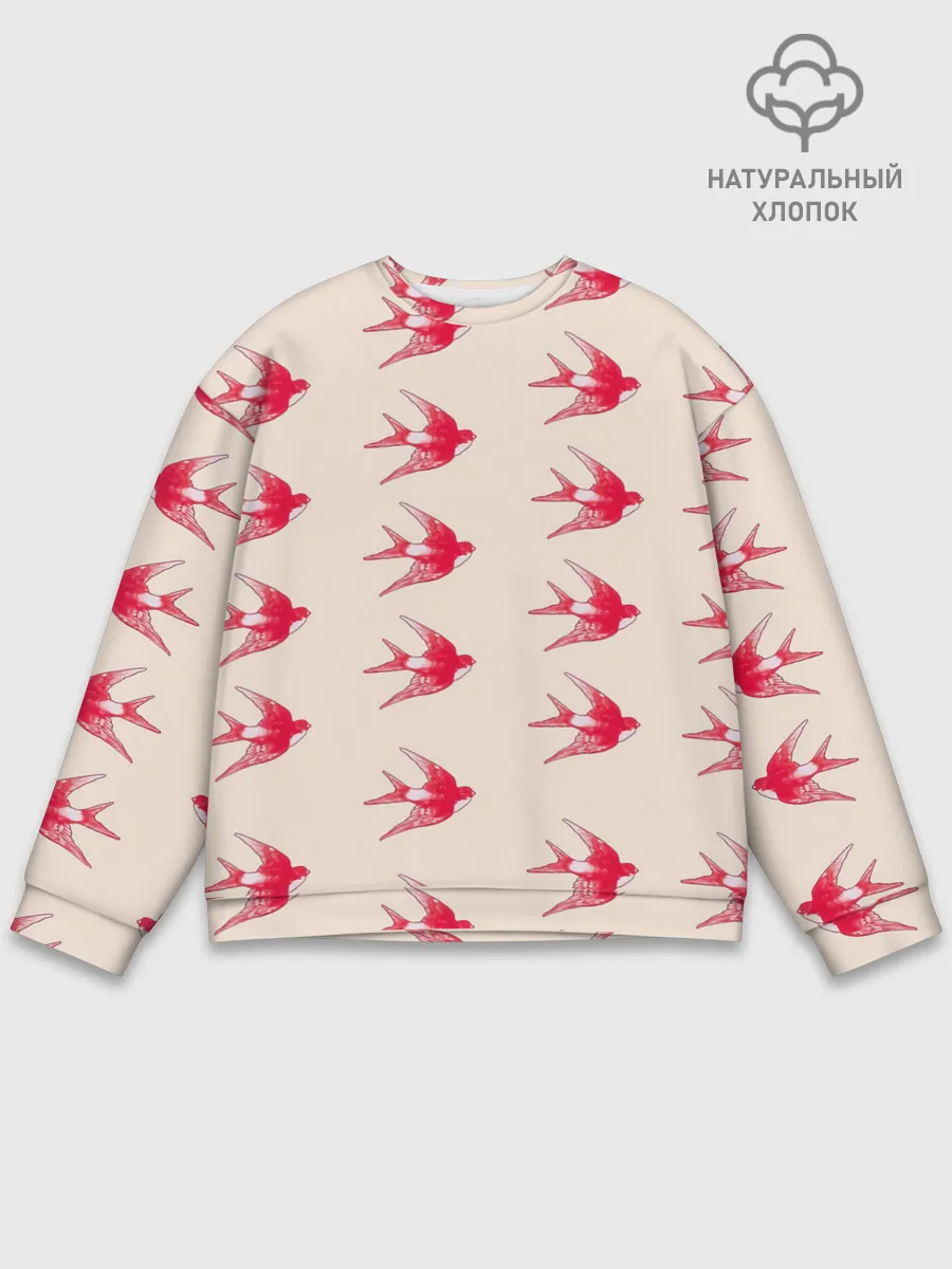 Мужской свитшот базовый / Синицы