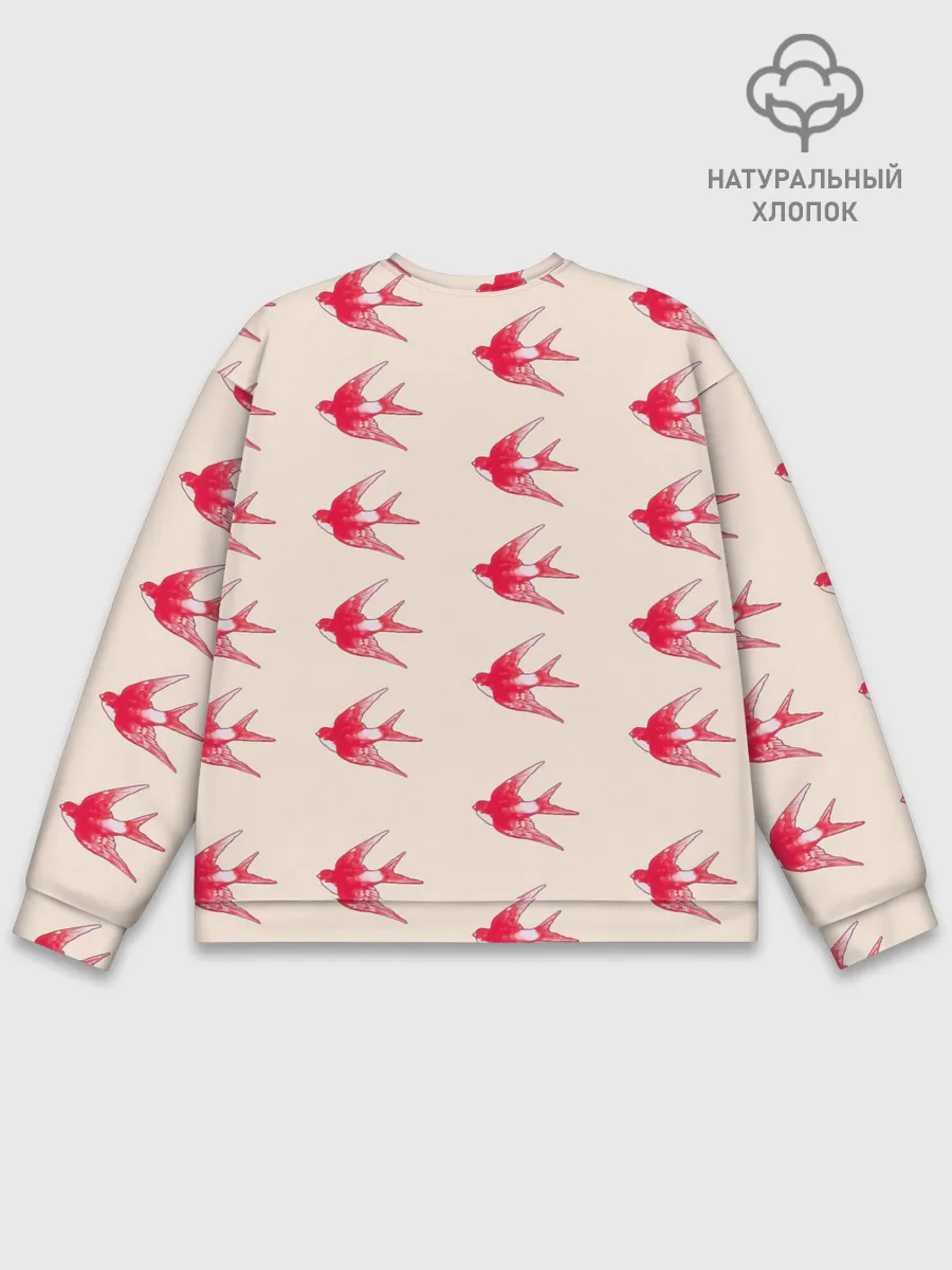 Мужской свитшот базовый / Синицы