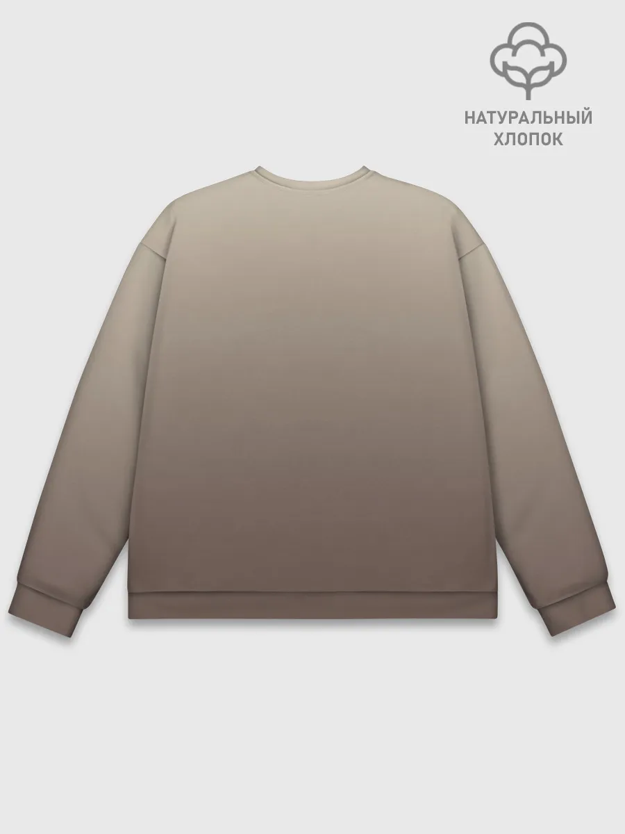 Мужской свитшот базовый / сварливый кот мем нет