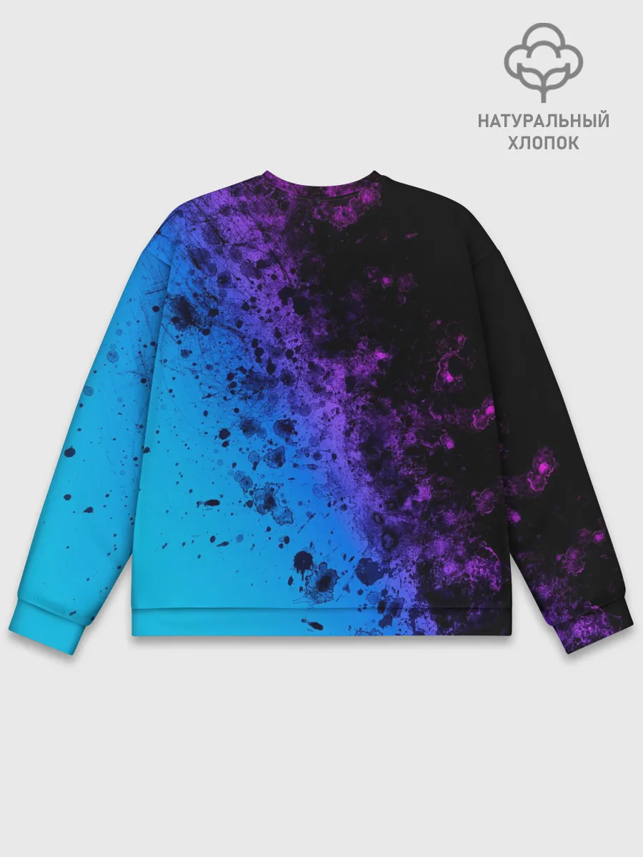 Мужской свитшот базовый / Неоновые Краски