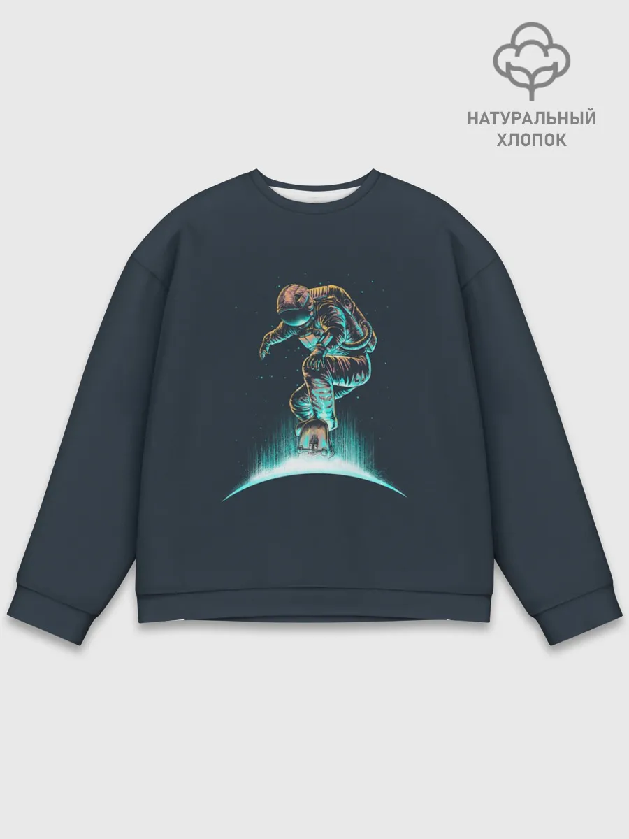 Мужской свитшот базовый / Space Surfing