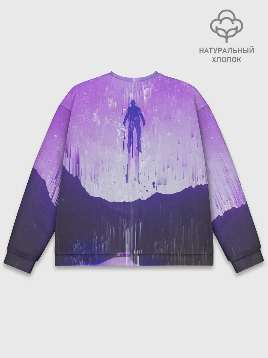 Мужской свитшот базовый / Парящий в небесах