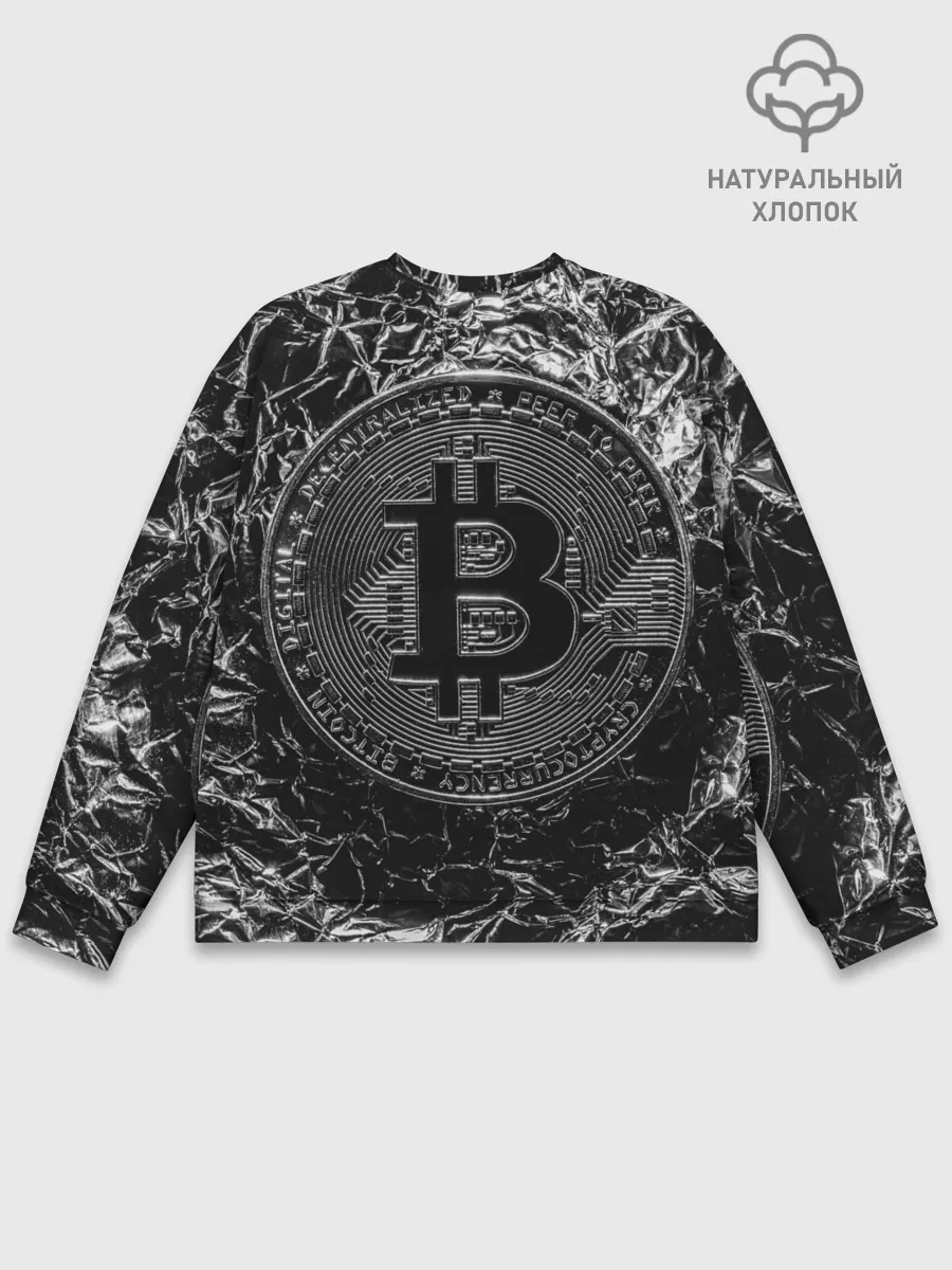 Мужской свитшот базовый / БИТКОИН | BITCOIN