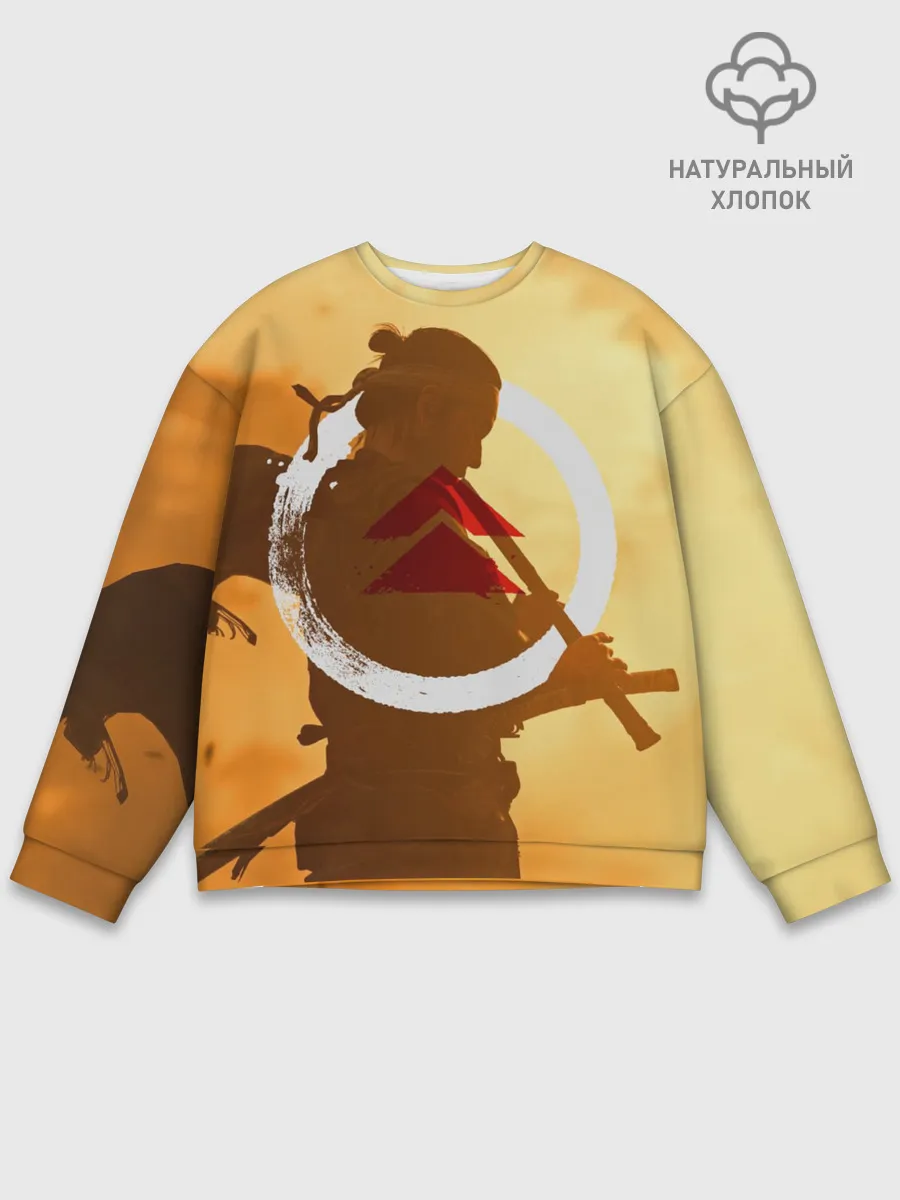 Мужской свитшот базовый / Ghost of Tsushima | Jin Sakai