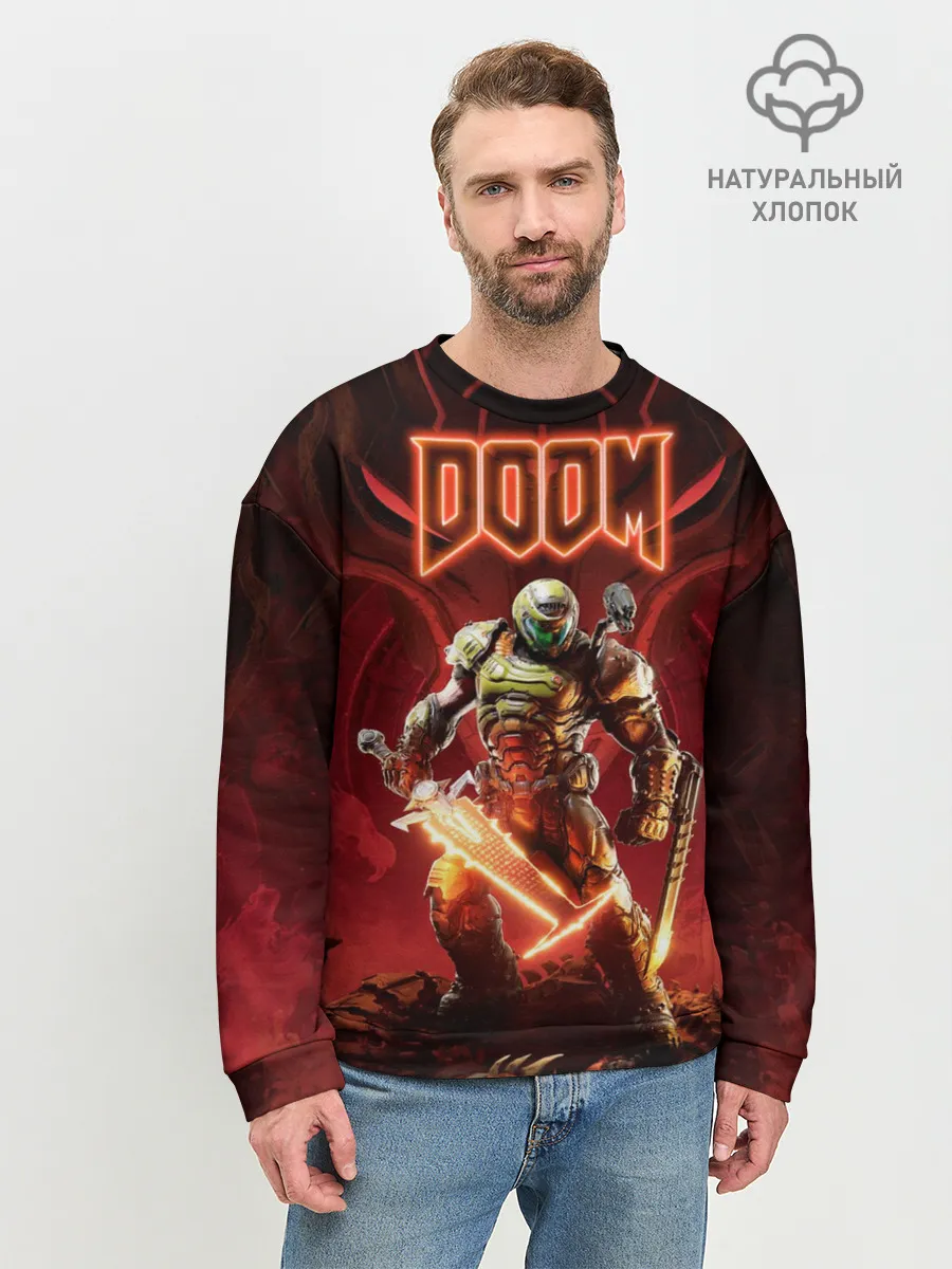 Мужской свитшот базовый / Doom | Думгай