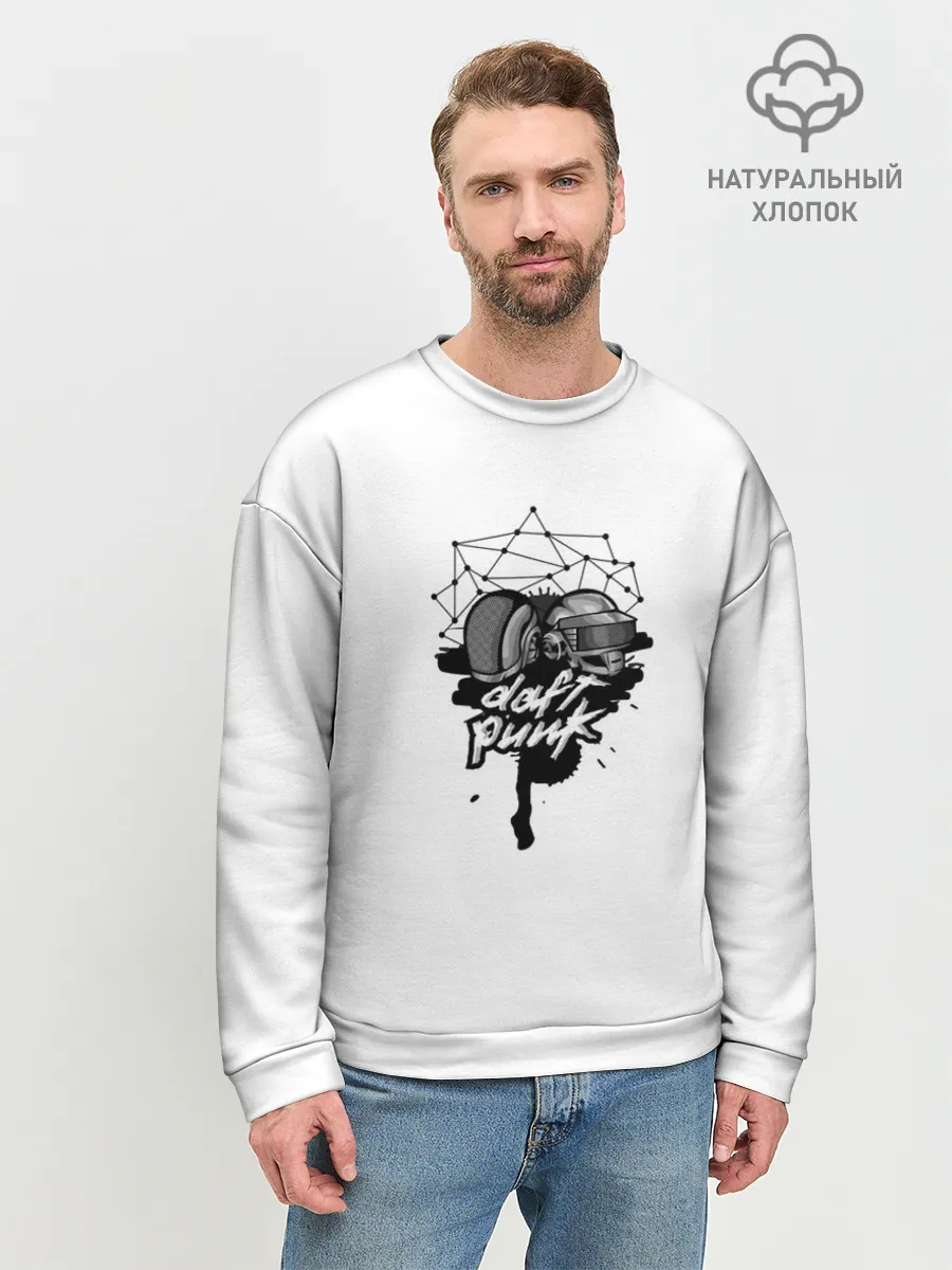 Мужской свитшот базовый / Daft Punk