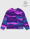 Мужской свитшот базовый / CYBERSTYLE NEON CAMOUFLAGE