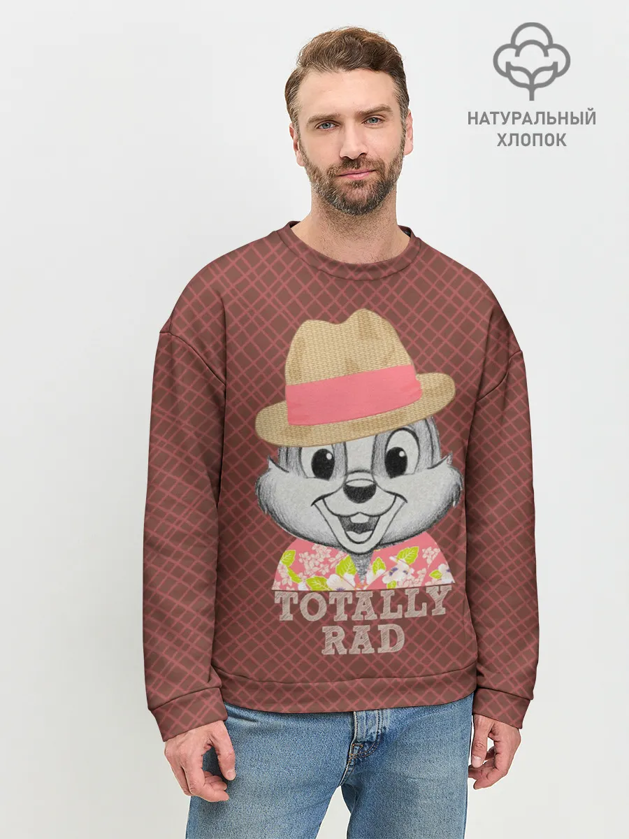 Мужской свитшот базовый / Totally rad