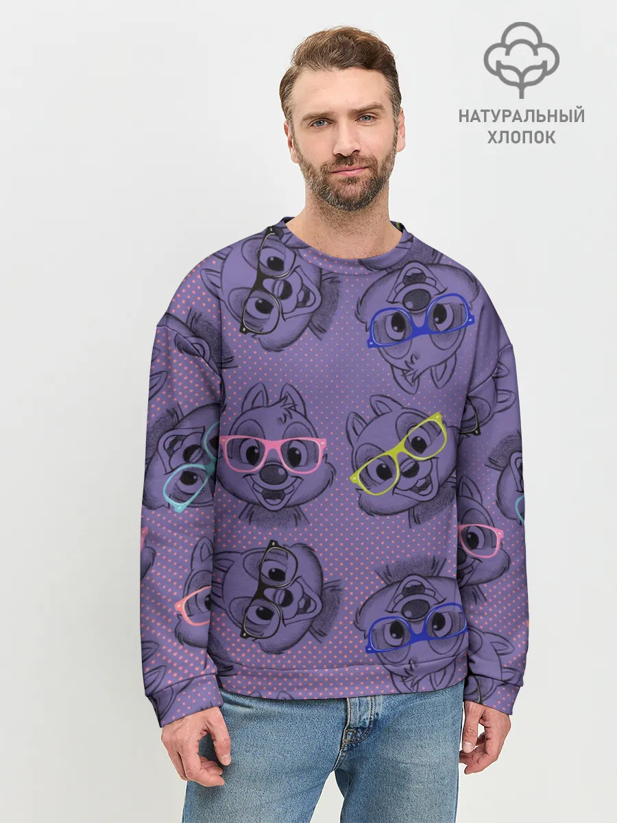 Мужской свитшот базовый / Chip n Dale