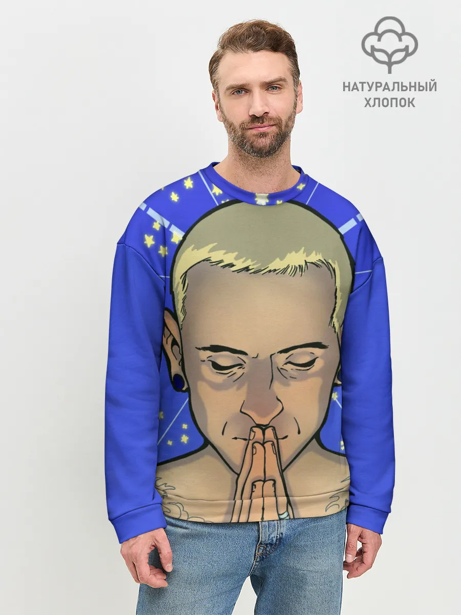 Мужской свитшот базовый / Chester Bennington