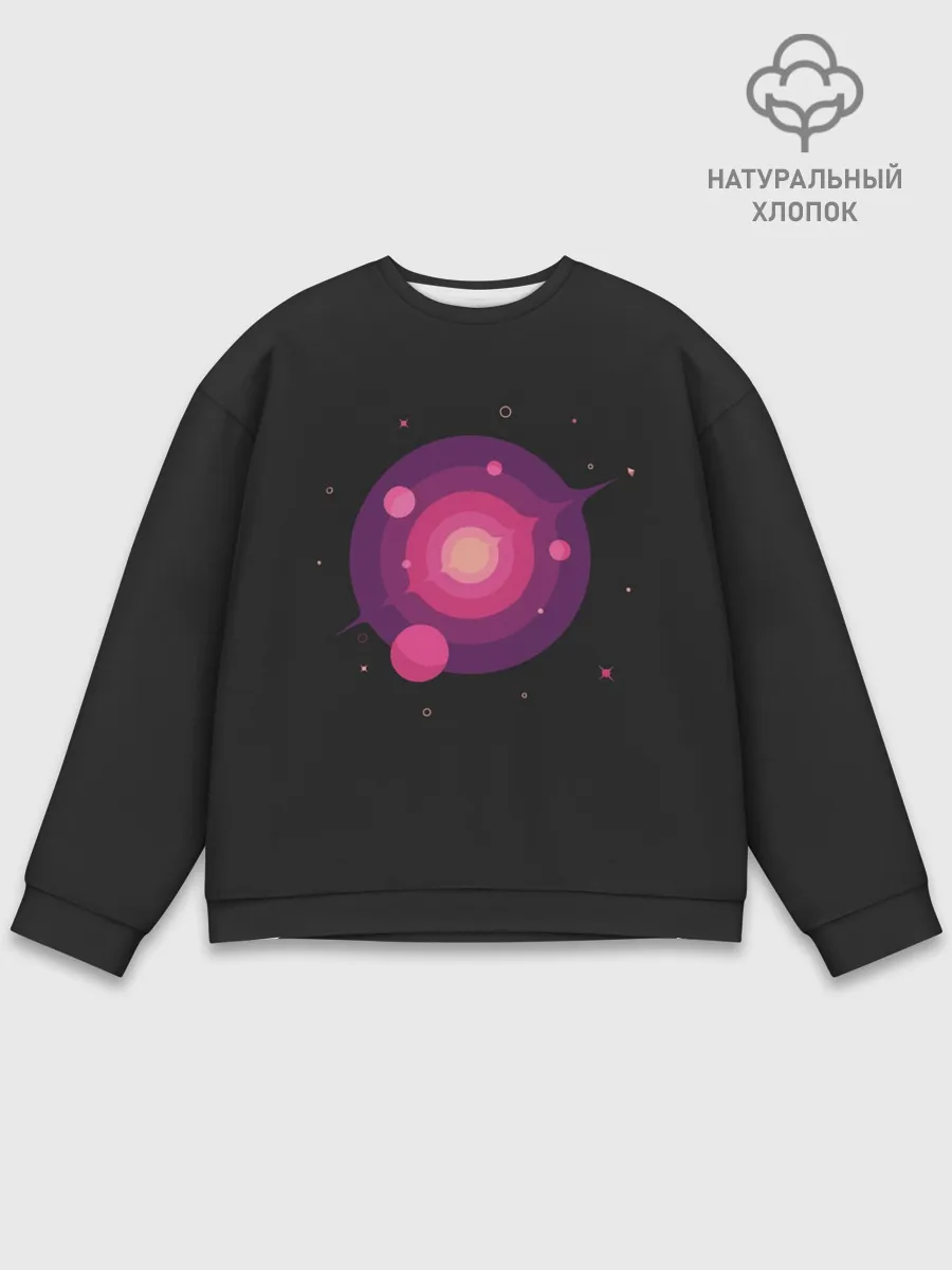 Мужской свитшот базовый / Межзвездное путешествие