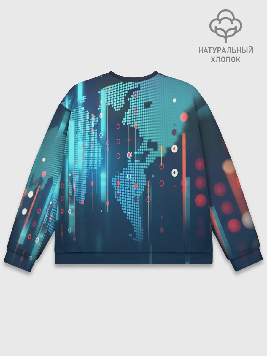 Мужской свитшот базовый / Stop Covid-19