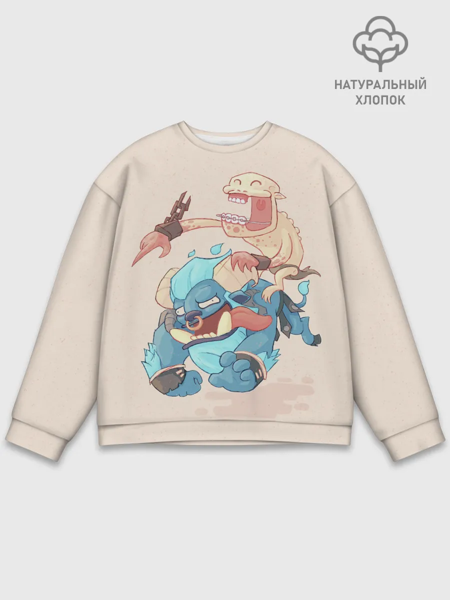 Мужской свитшот базовый / Мы уже выехали | Dota 2