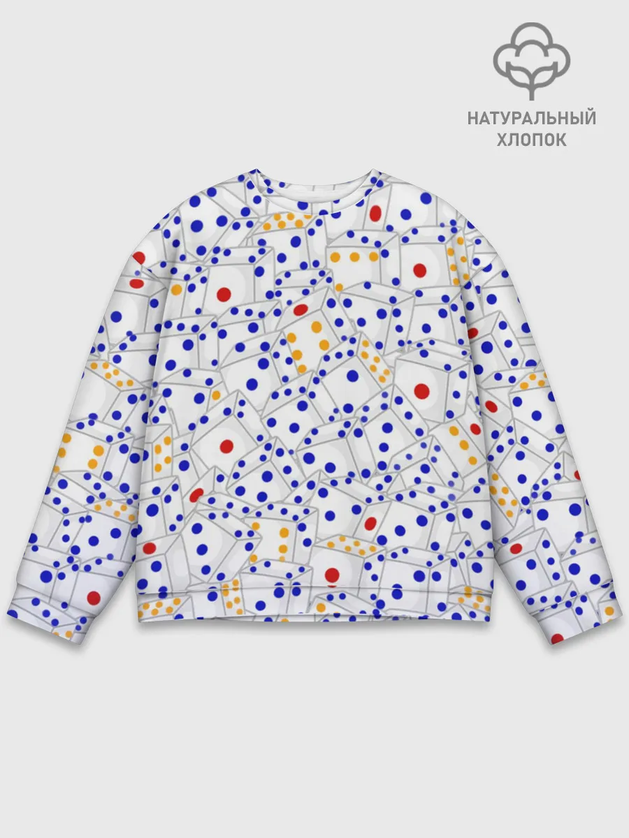 Мужской свитшот базовый / Игральные кубики