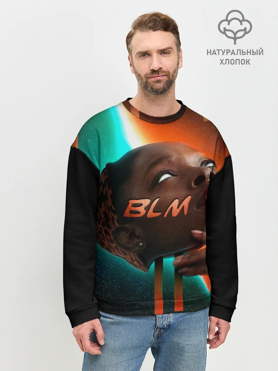 Мужской свитшот базовый / BLM