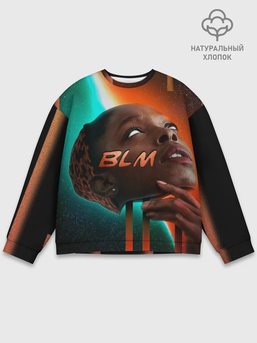 Мужской свитшот базовый / BLM