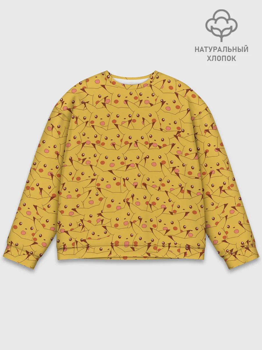 Мужской свитшот базовый / Пикачу