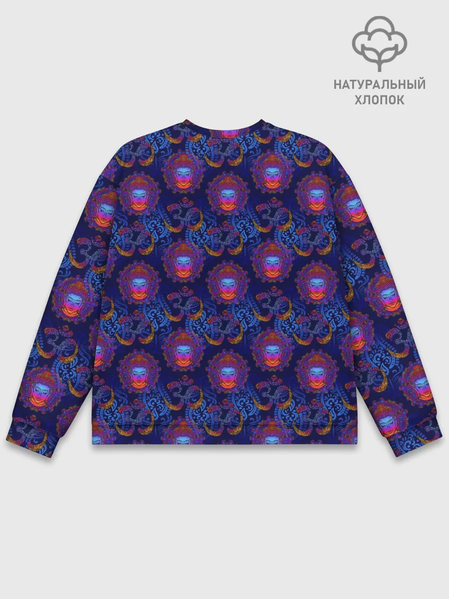 Мужской свитшот базовый / Мантра ОМ