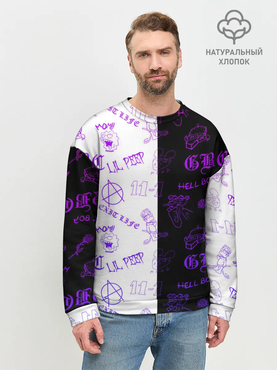 Мужской свитшот базовый / LIL PEEP