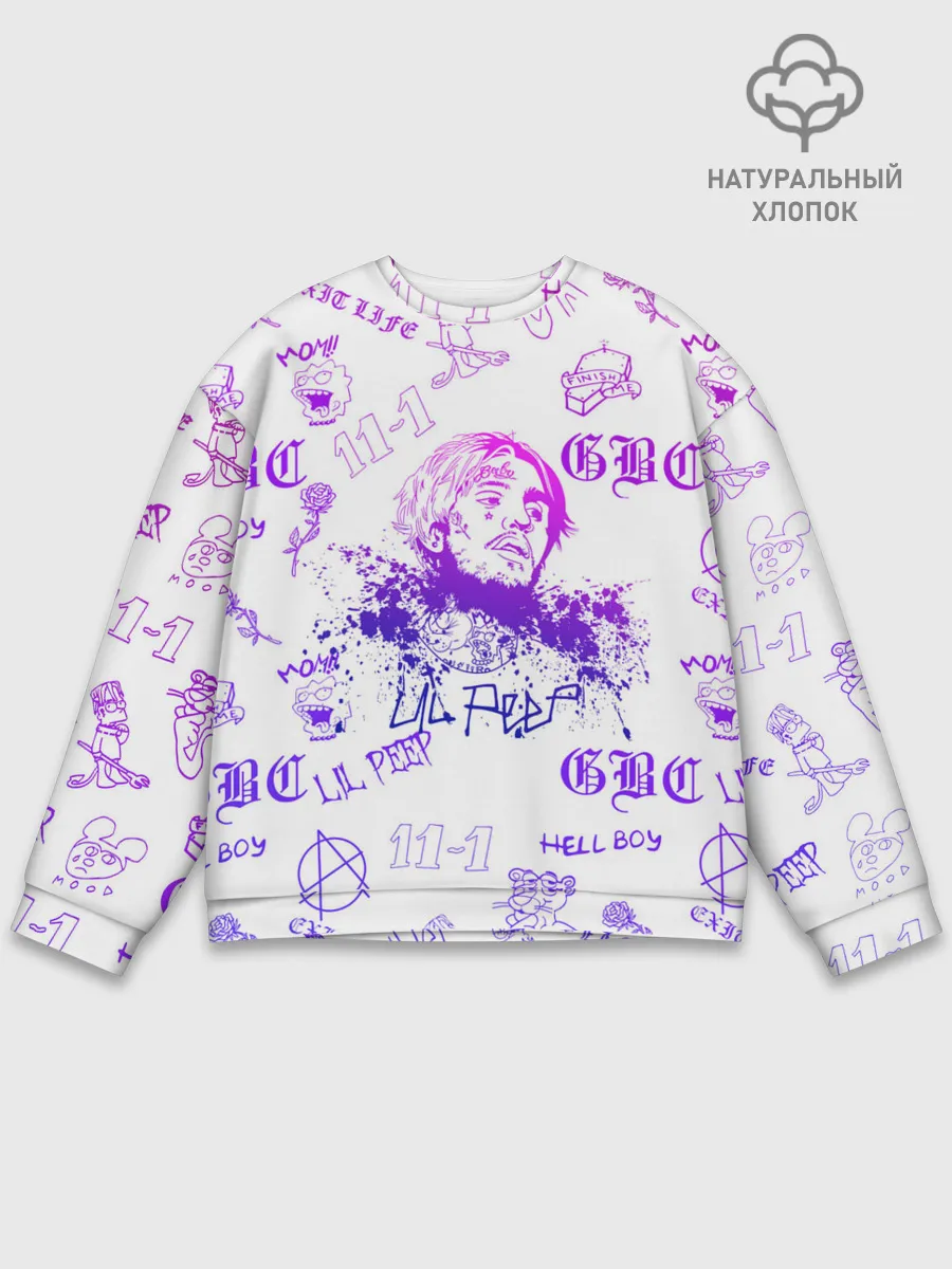Мужской свитшот базовый / LIL PEEP
