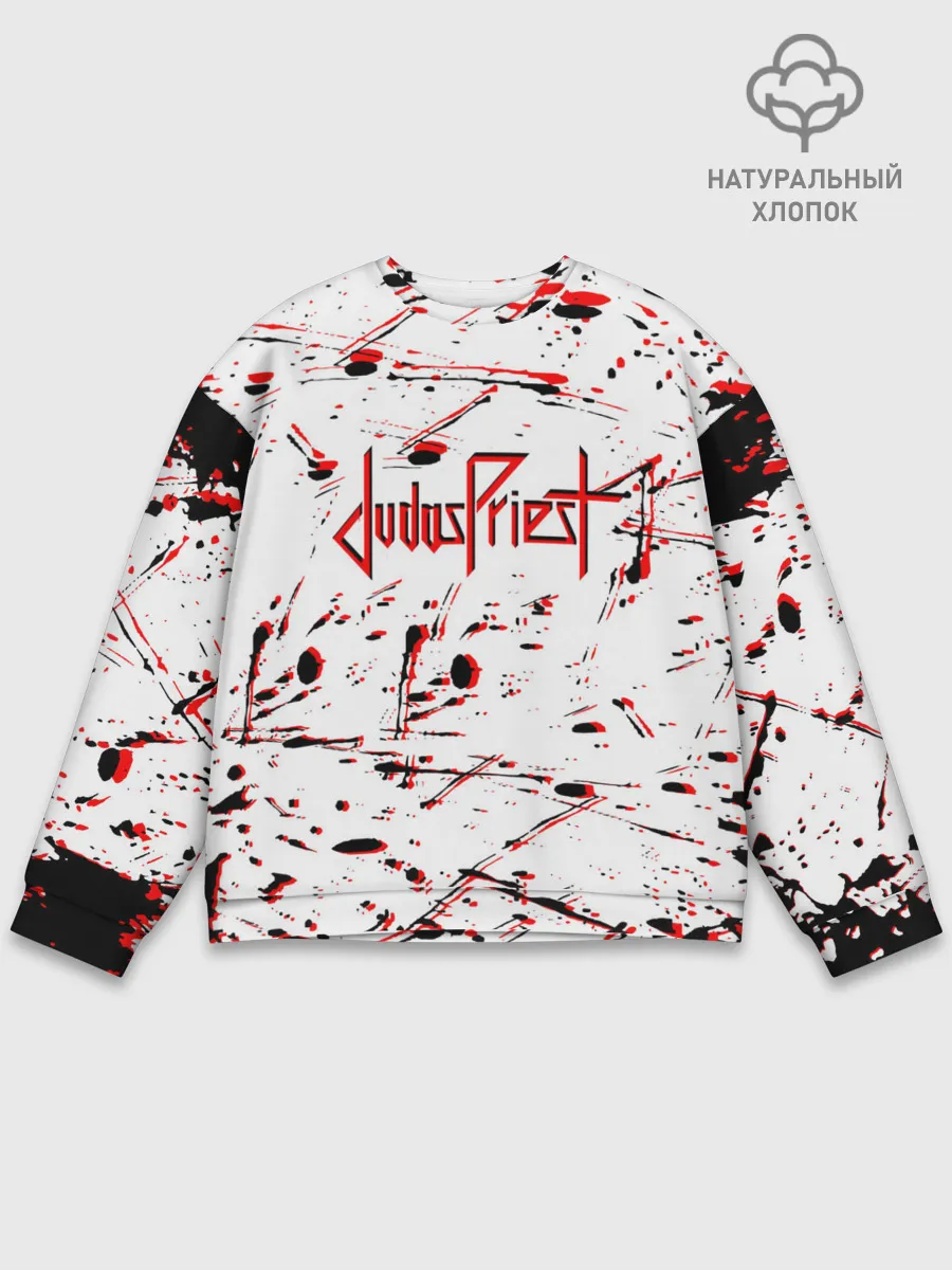 Мужской свитшот базовый / Judas Priest: Бог металла