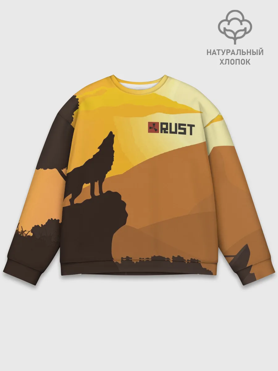 Мужской свитшот базовый / Rust