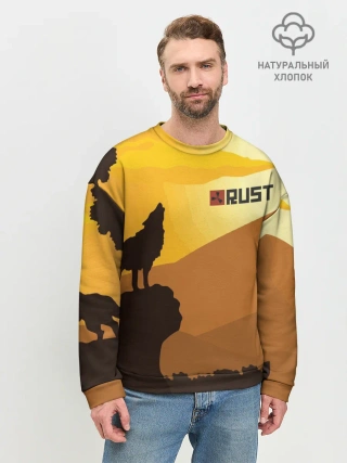 Мужской свитшот базовый / Rust