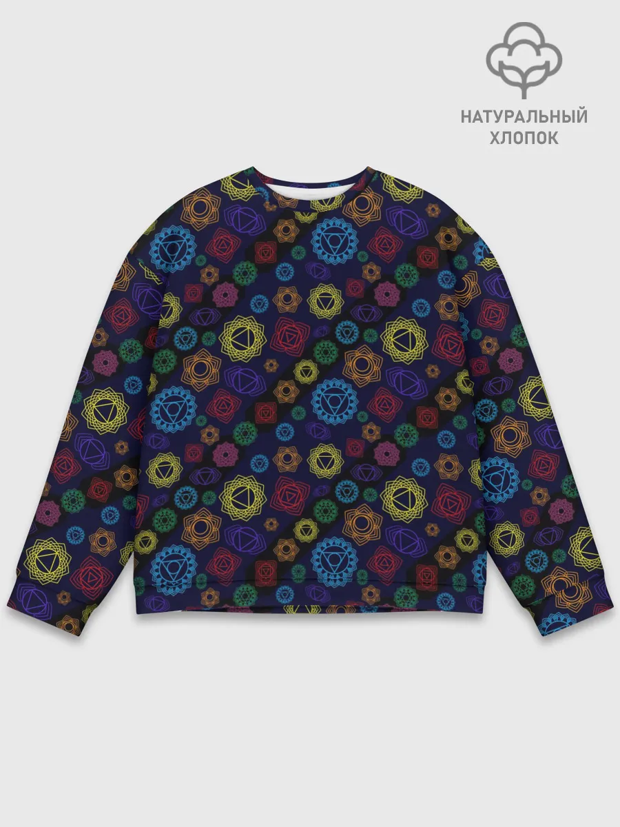 Мужской свитшот базовый / Чакры