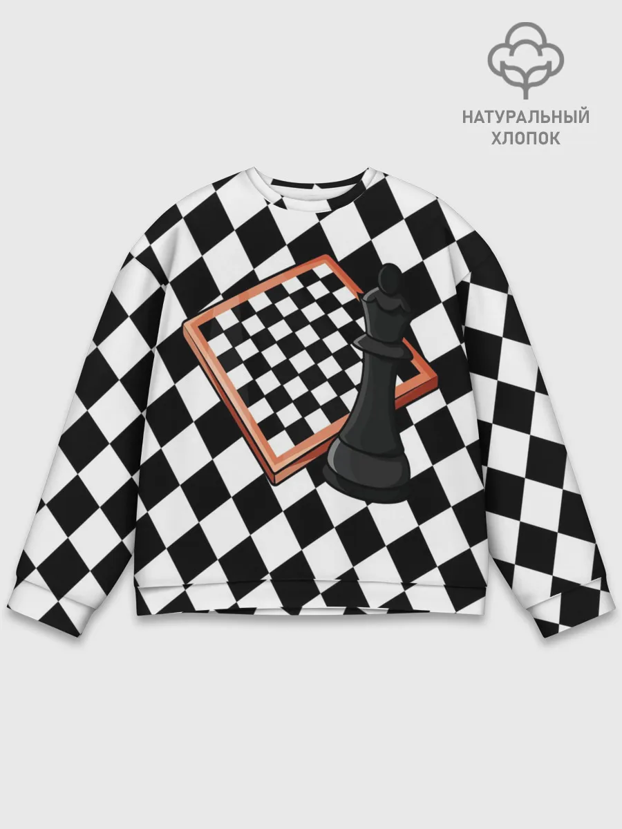 Мужской свитшот базовый / Шахматы