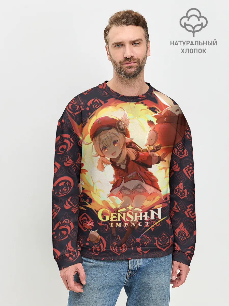 Мужской свитшот базовый / Genshin Impact