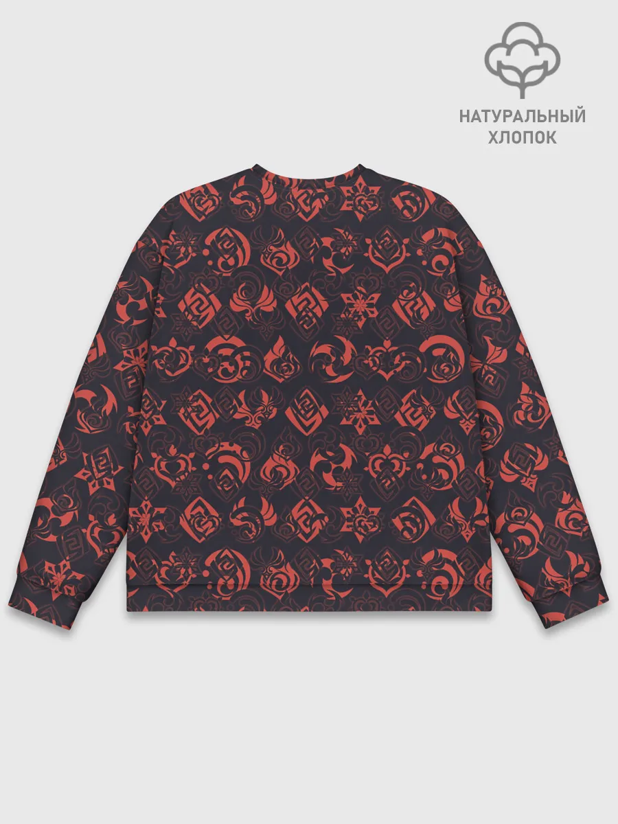 Мужской свитшот базовый / Genshin Impact