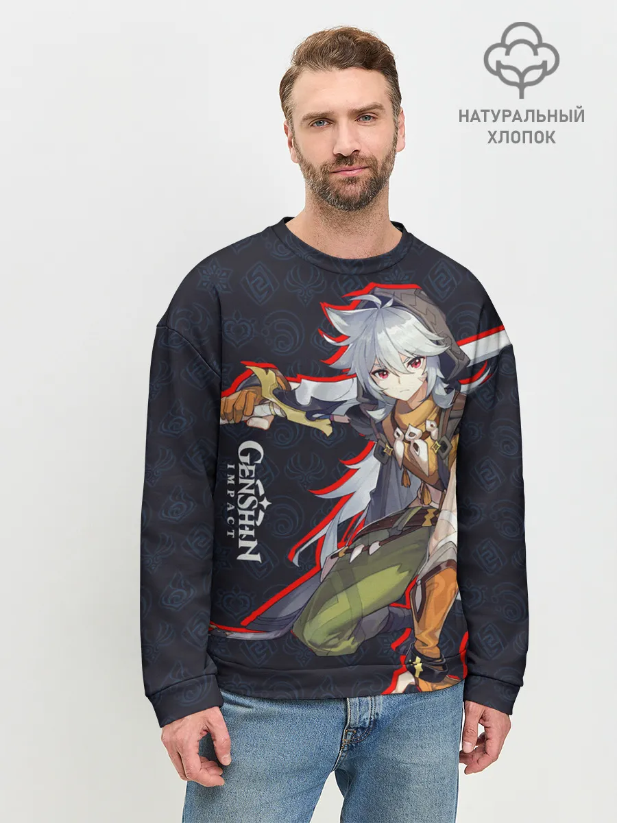 Мужской свитшот базовый / Genshin Impact