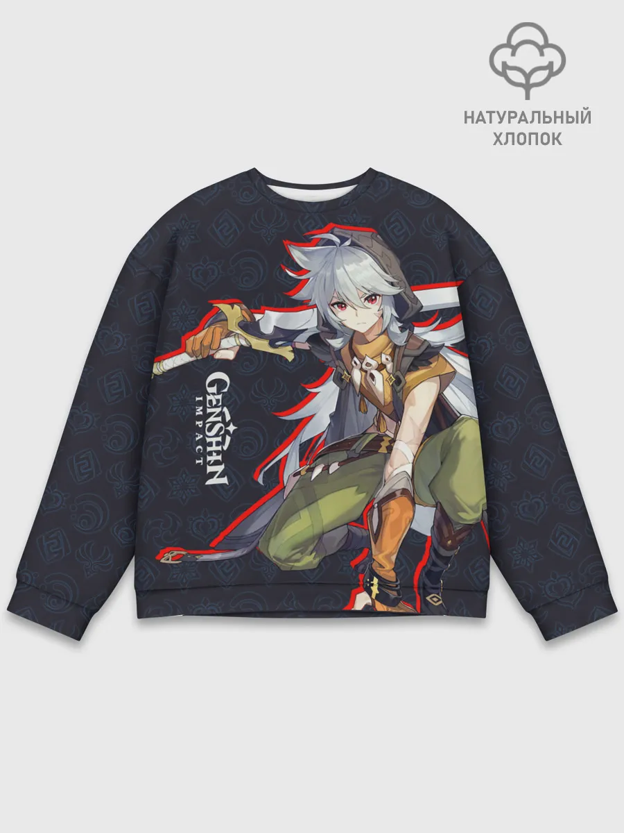 Мужской свитшот базовый / Genshin Impact