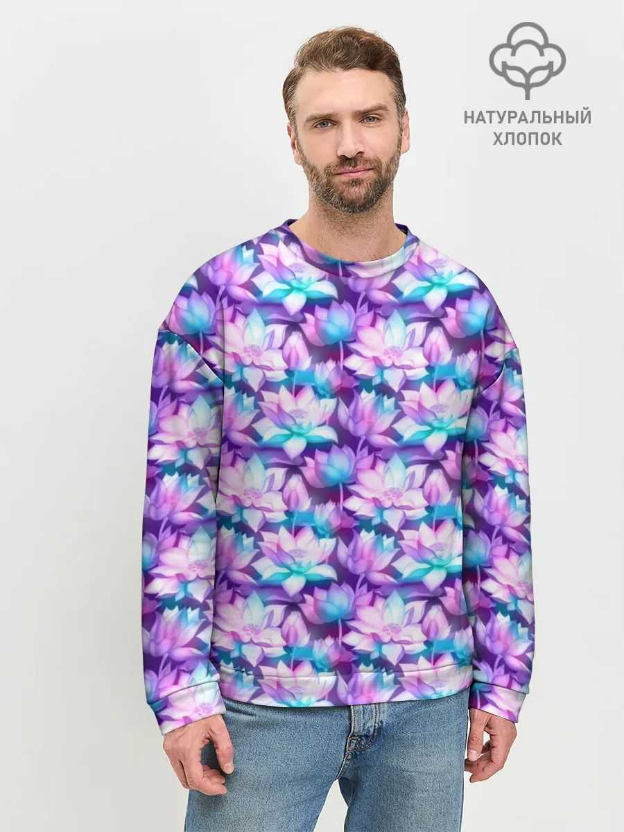 Мужской свитшот базовый / Лотос