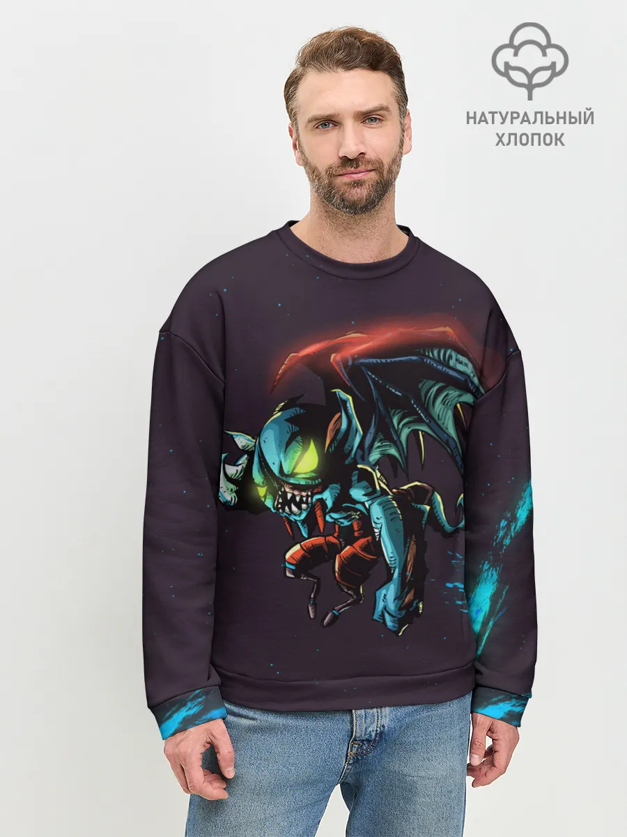 Мужской свитшот базовый / Найт сталкер | Dota 2